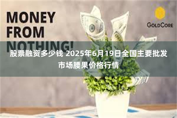 股票融资多少钱 2025年6月19日全国主要批发市场腰果价格行情